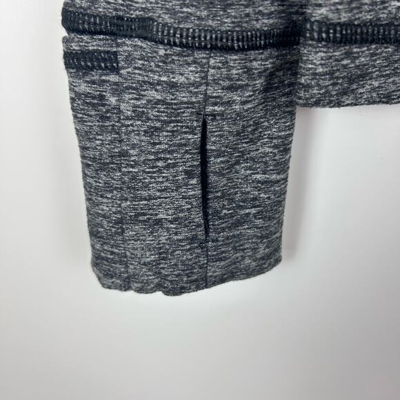 Lululemon Run Your Heart Out Pullover Heathered Black Jacket Womens Size 8 - Picture 11 of 14